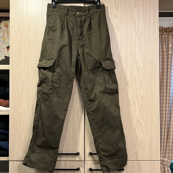 Joe’s jeans Precious High Rise Cargo Pants Fatigue size 27/4 - Picture 2 of 6